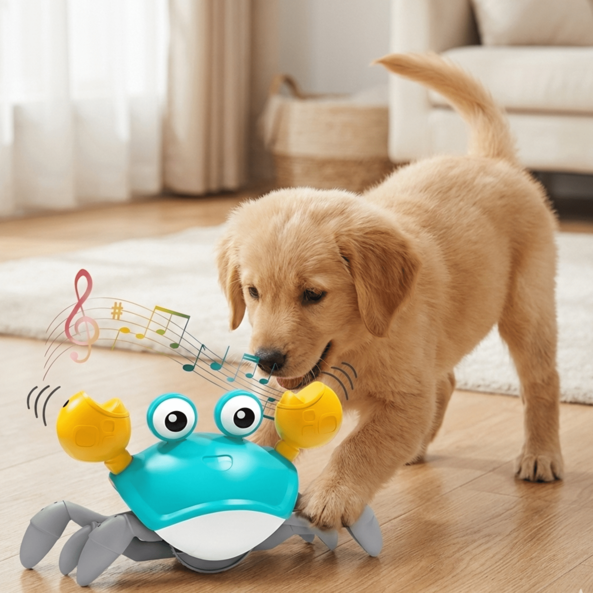 Crabby Interactive Dog Toy
