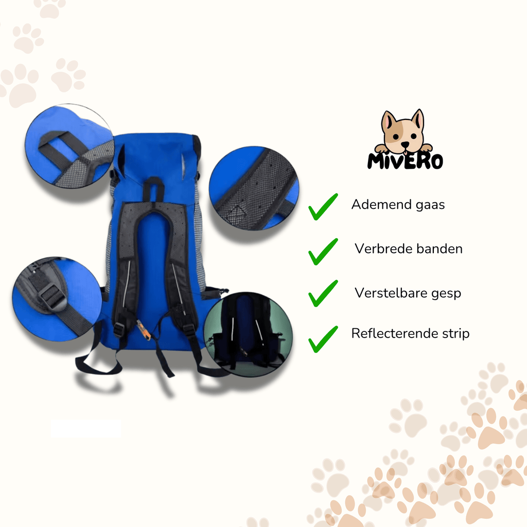 PawPack Ergonomic Dog Carrier Backpack