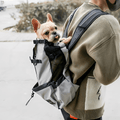 PawPack Ergonomic Dog Carrier Backpack - Grey