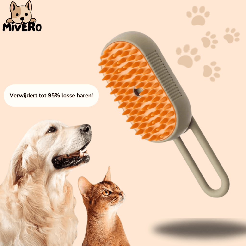 SteamBrush 2.0 Pet Grooming Brush