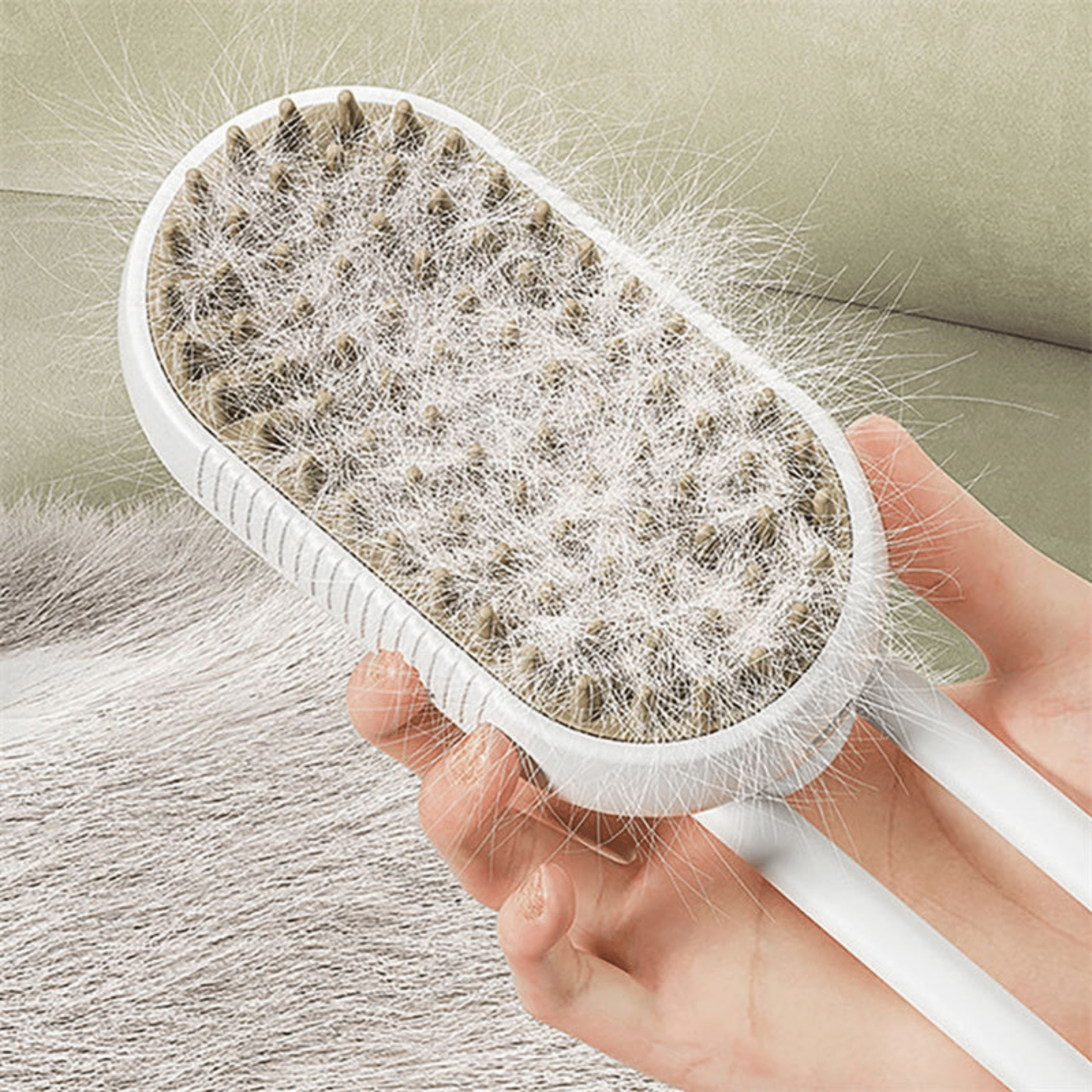 SteamBrush 2.0 Pet Grooming Brush